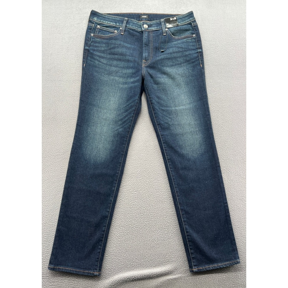 Express Jeans Men's 34x30 Dark Wash Conscious Edit Hyper Stretch Slim Fit Jeans
